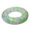 47" Green & Clear Geometric Inflatable Pool Inner Tube Ring